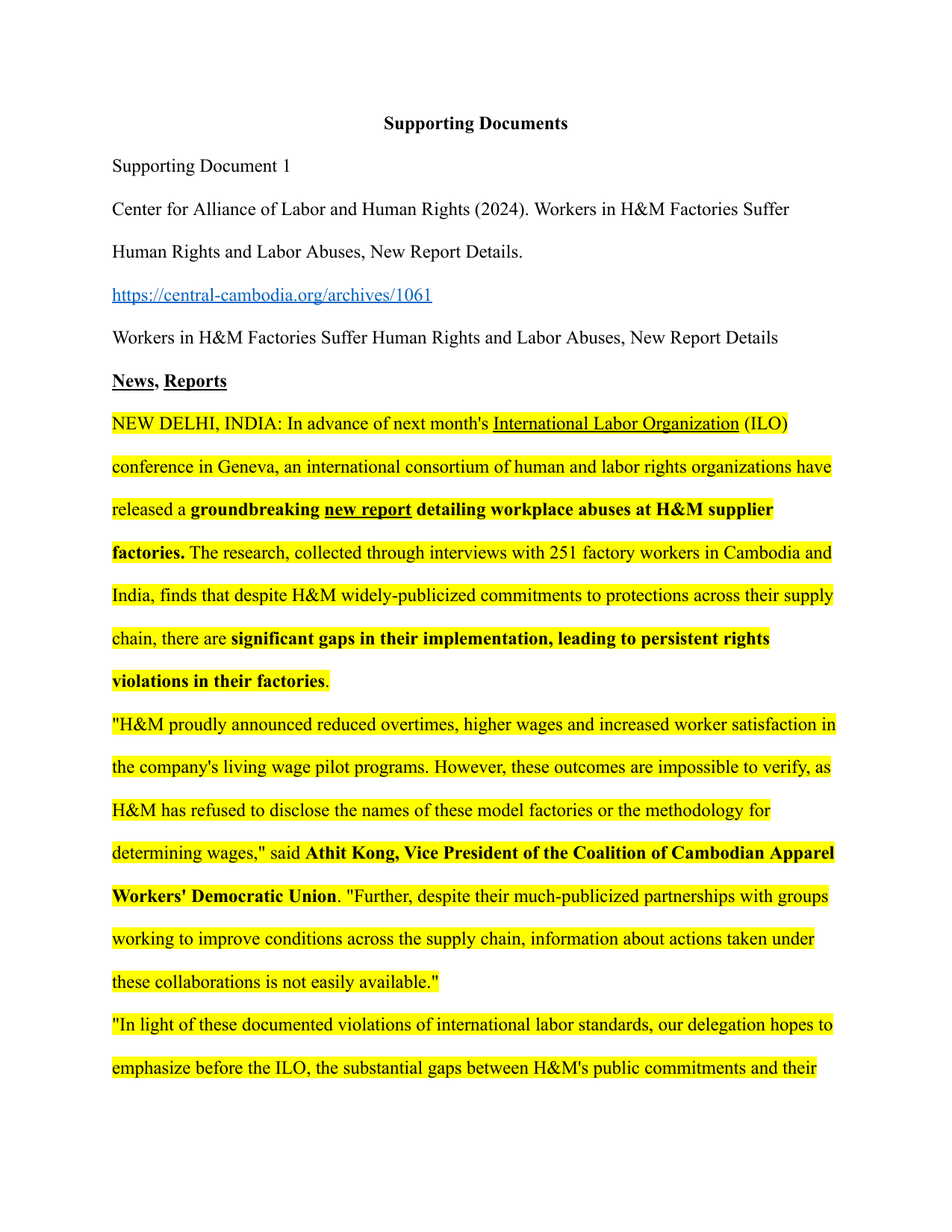 To what extent does H&M response to labor abuse allegations
affect its brand reputation? - Business Management IA exemplar scored 6