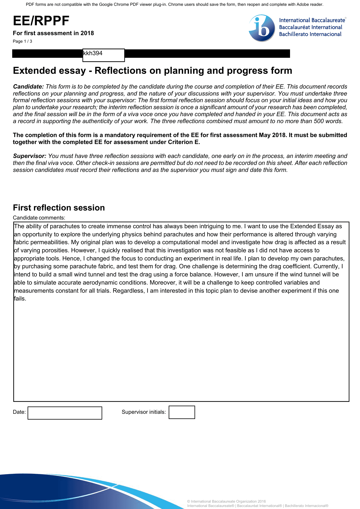 How does the air permeability of a hemispherical ripstop nylon parachute (𝑐𝑚^3 𝑠^−1 𝑐𝑚^−2) affect its coefficient of drag? - Physics EE exemplar scored A