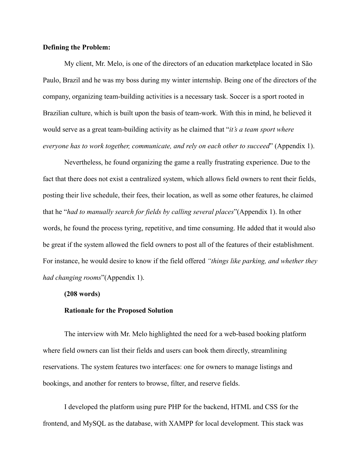 N/A - Computer Science (CS) IA exemplar scored 4