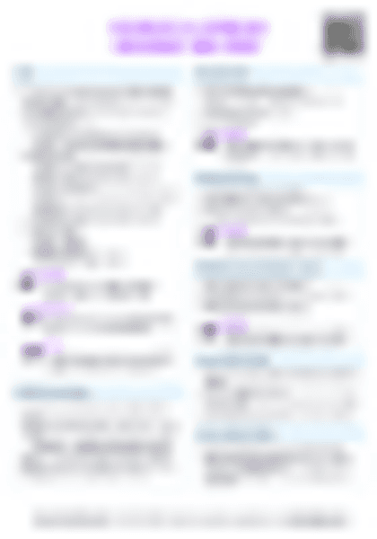 IB SEHS B.1.4 Levers in movement and sport Cheatsheet - PDF cheatsheet preview