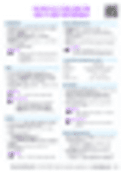 IB SEHS A.2.1 Water and electrolyte balance Cheatsheet - PDF cheatsheet preview