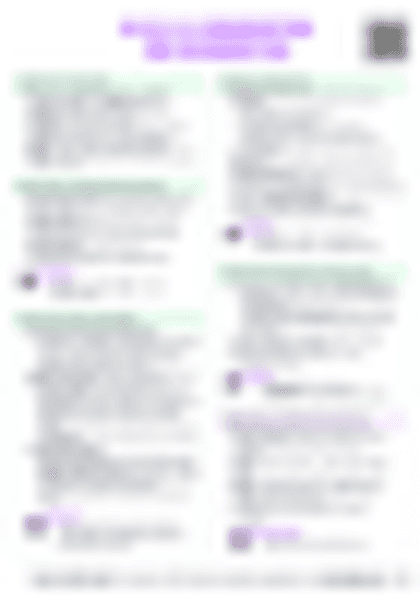 IB ESS 3.3 Conservation and regeneration Cheatsheet - PDF cheatsheet preview