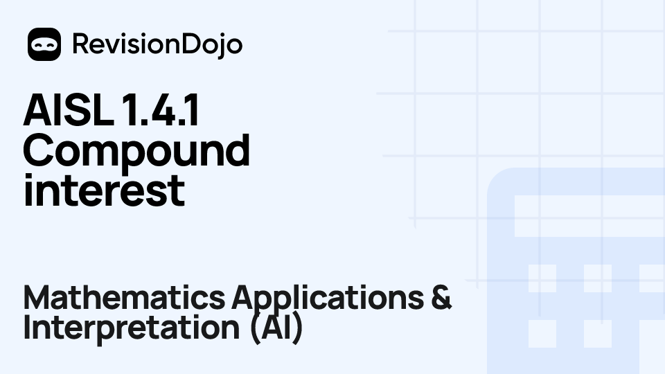 AISL 1.4.1 Compound interest video thumbnail