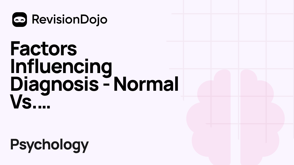 Factors Influencing Diagnosis - Normal Vs. Abnormal video thumbnail