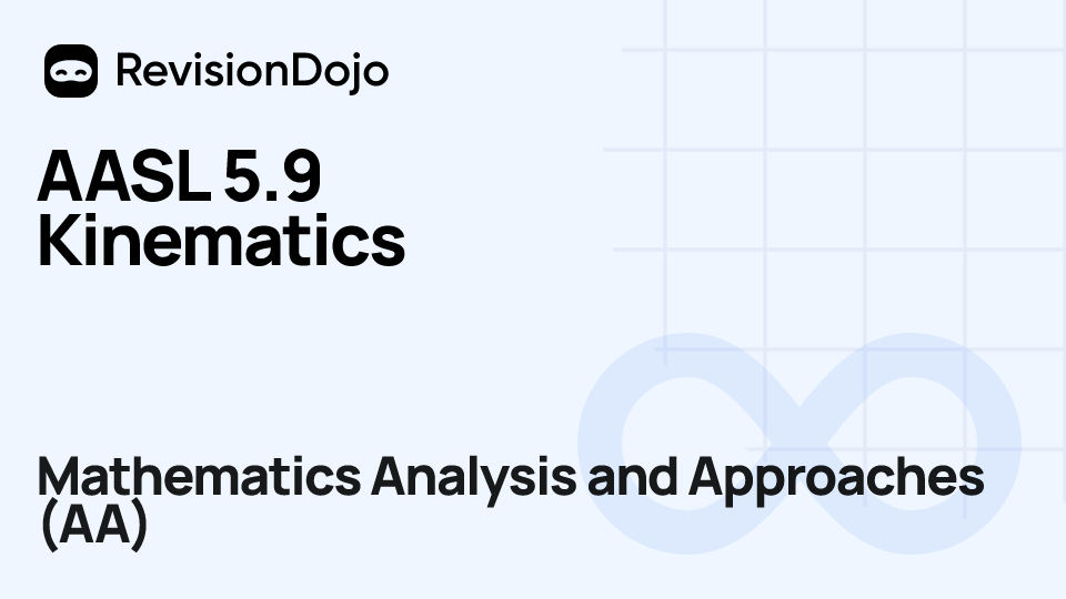 AASL 5.9 Kinematics video thumbnail