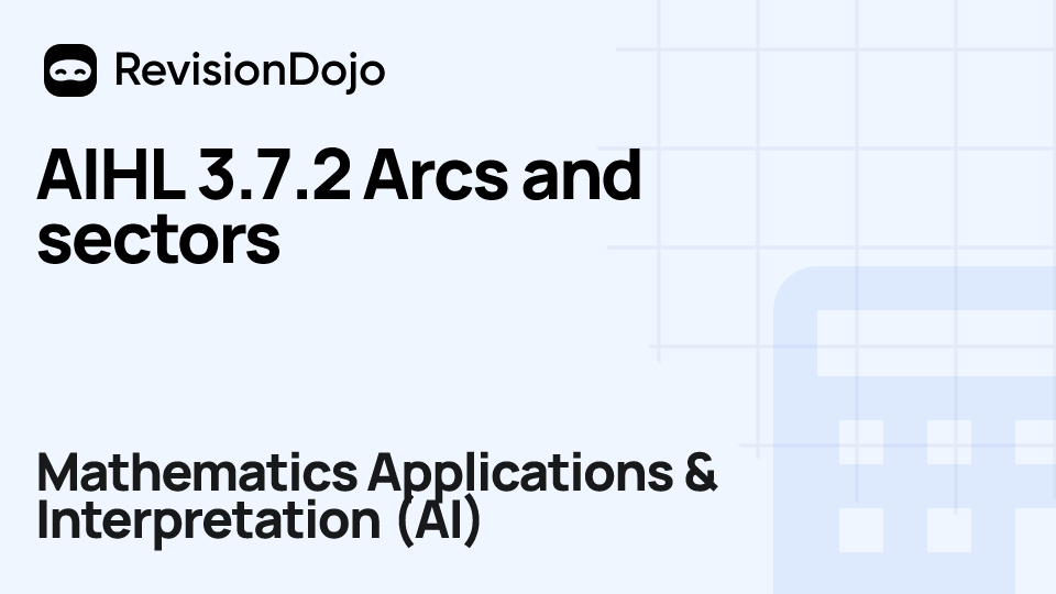 AIHL 3.7.2 Arcs and sectors video thumbnail