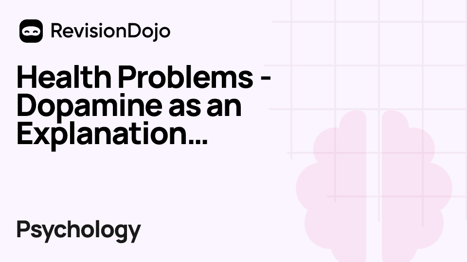 Health Problems - Dopamine as an Explanation for Health Problems video thumbnail
