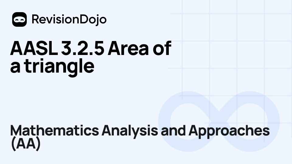 AASL 3.2.5 Area of a triangle video thumbnail