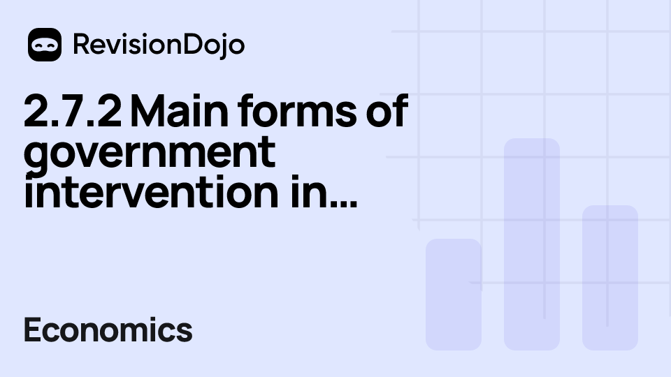 2.7.2 Main forms of government intervention in markets video thumbnail