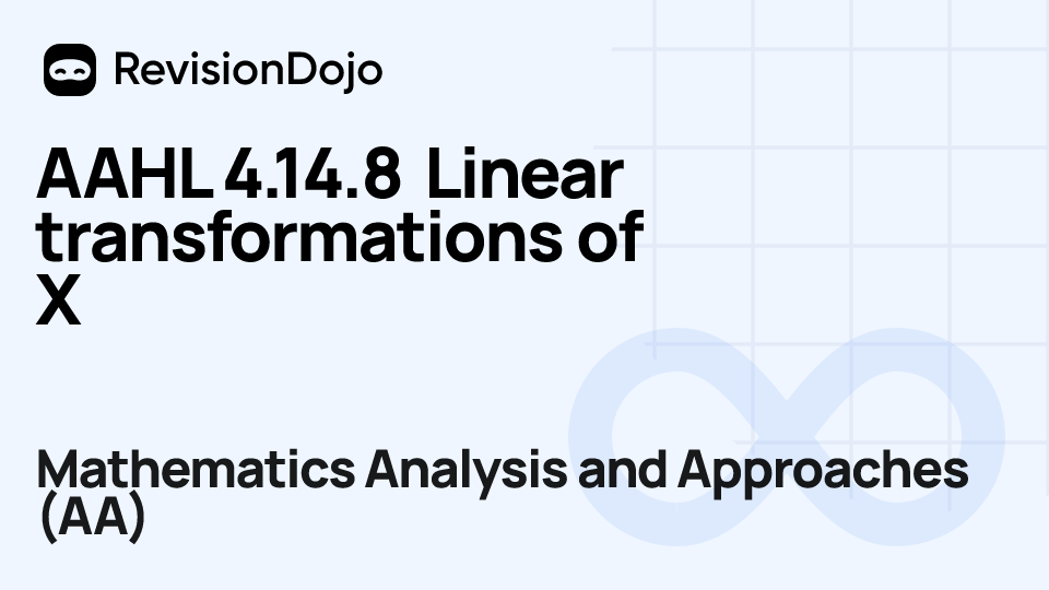 AAHL 4.14.8 Linear transformations of X video thumbnail