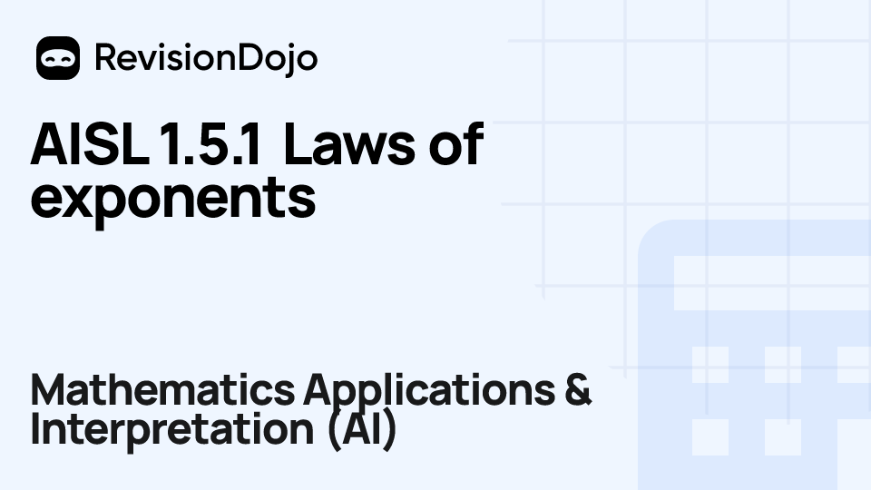 AISL 1.5.1 Laws of exponents video thumbnail