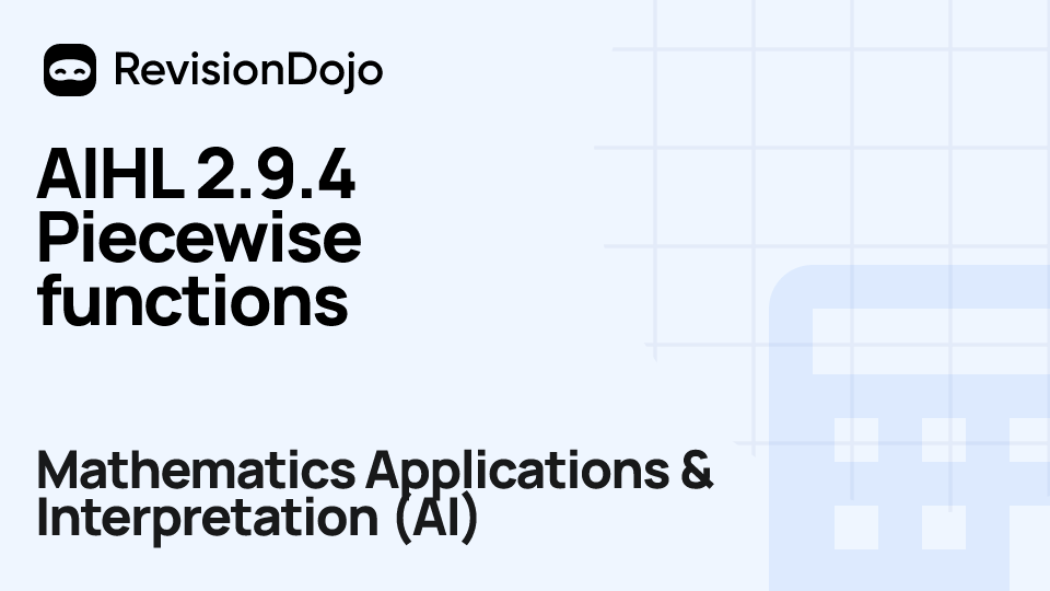 AIHL 2.9.4 Piecewise functions video thumbnail
