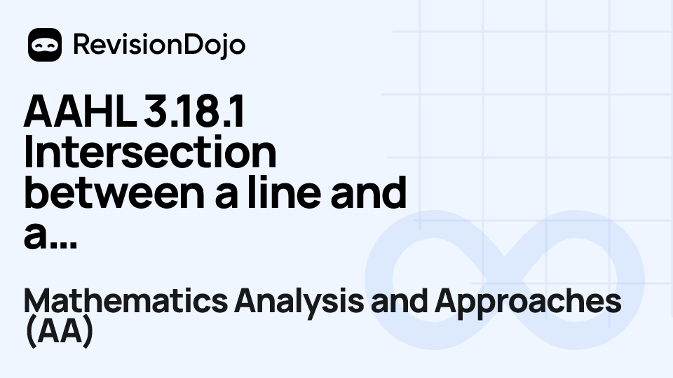 AAHL 3.18.1 Intersection between a line and a plane video thumbnail