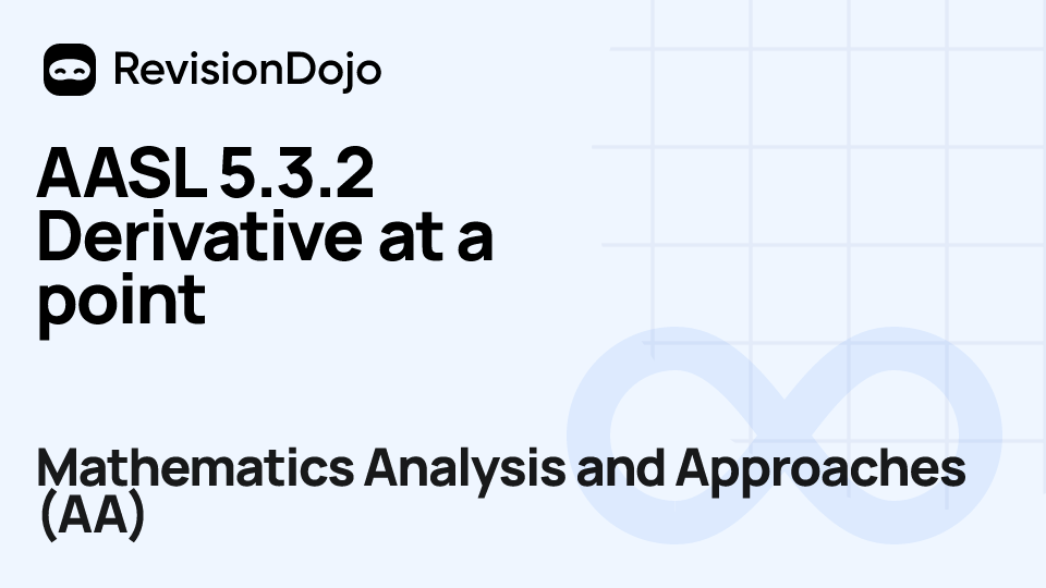 AASL 5.3.2 Derivative at a point video thumbnail