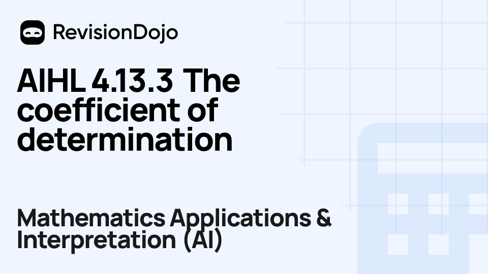 AIHL 4.13.3 The coefficient of determination video thumbnail