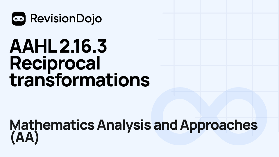 AAHL 2.16.3 Reciprocal transformations video thumbnail