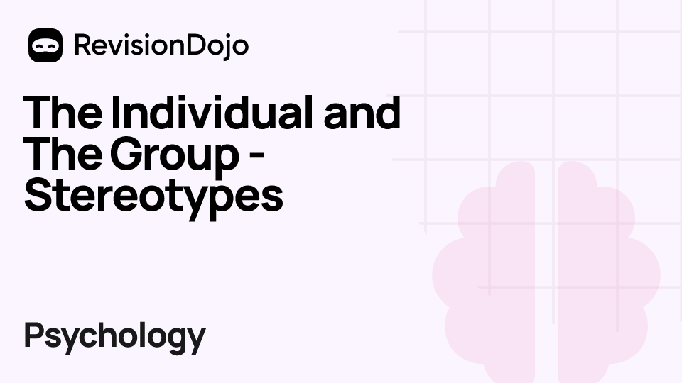 The Individual and The Group - Stereotypes video thumbnail