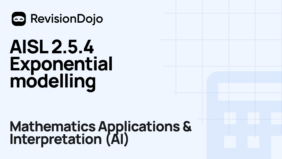 AISL 2.5.4 Exponential modelling video thumbnail