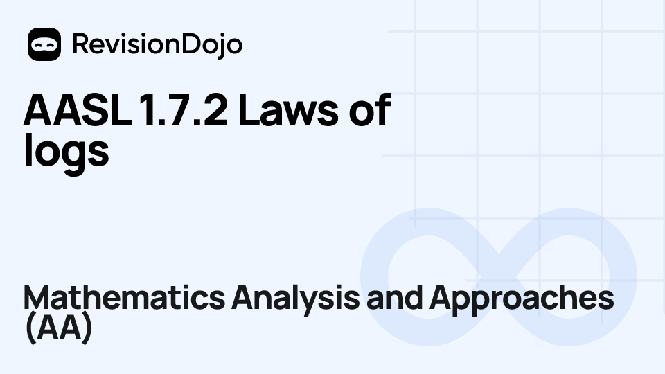 AASL 1.7.2 Laws of logs video thumbnail