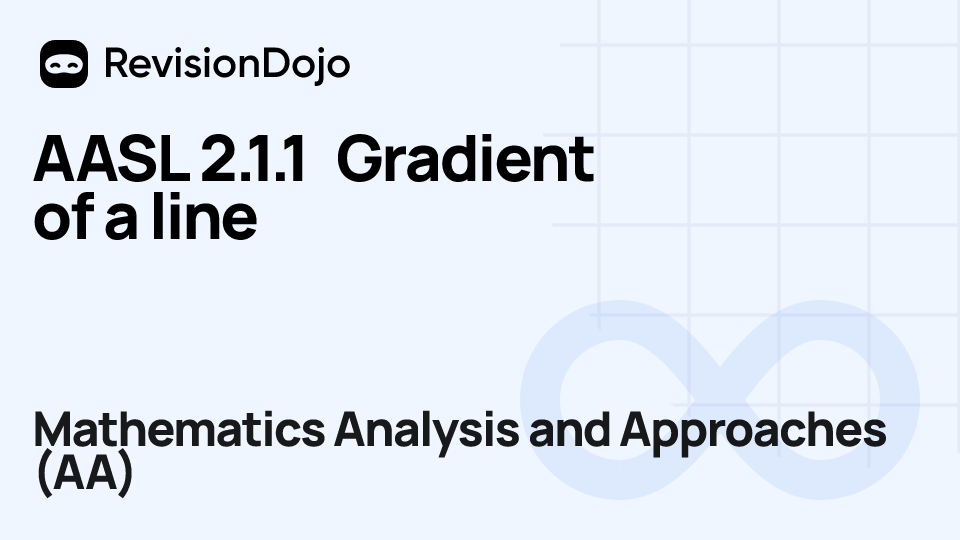AASL 2.1.1 Gradient of a line video thumbnail