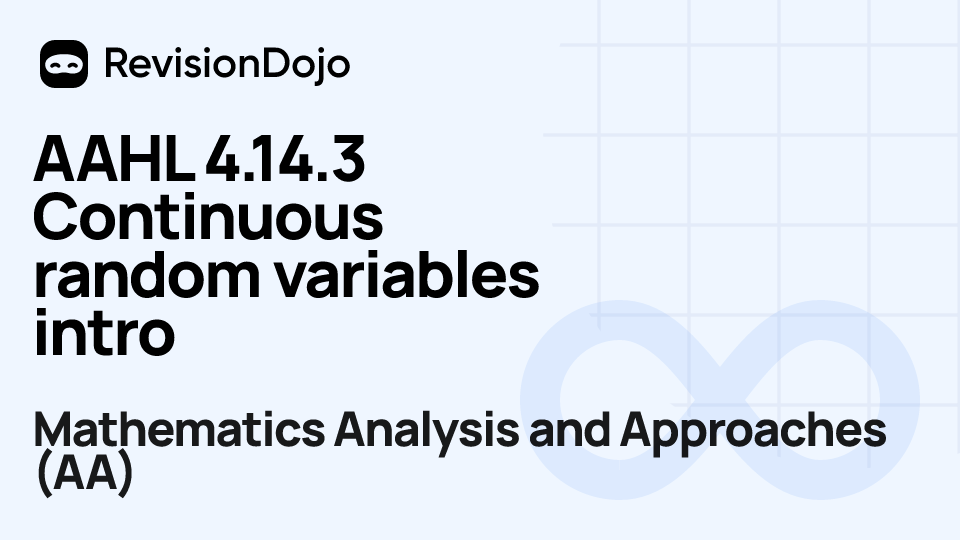 AAHL 4.14.3 Continuous random variables intro video thumbnail