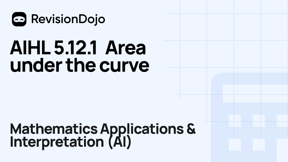 AIHL 5.12.1 Area under the curve video thumbnail