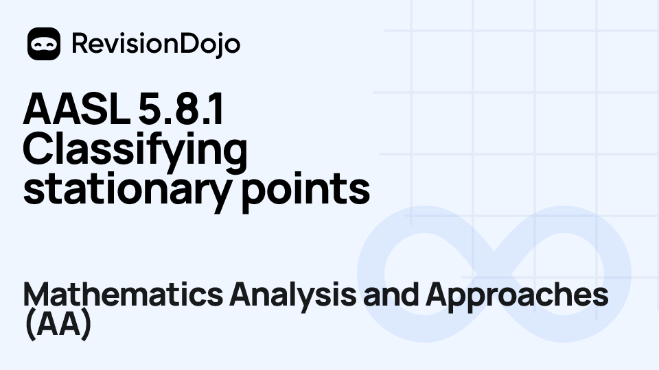 AASL 5.8.1 Classifying stationary points video thumbnail