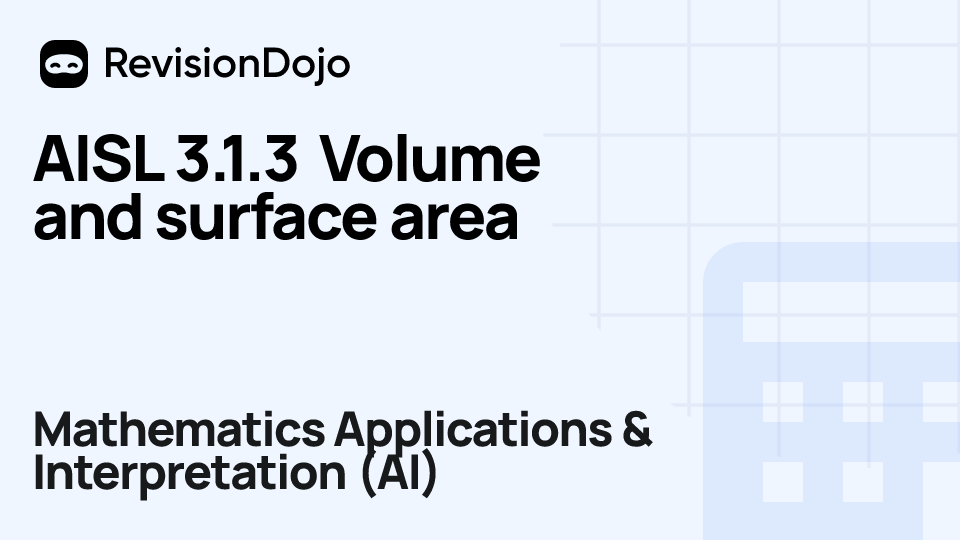 AISL 3.1.3 Volume and surface area video thumbnail