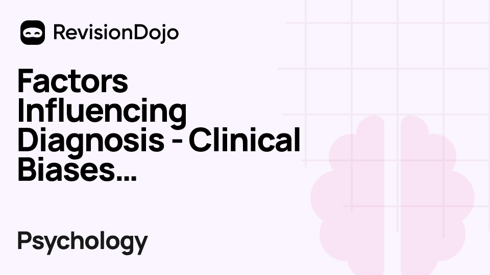 Factors Influencing Diagnosis - Clinical Biases in Diagnosis video thumbnail