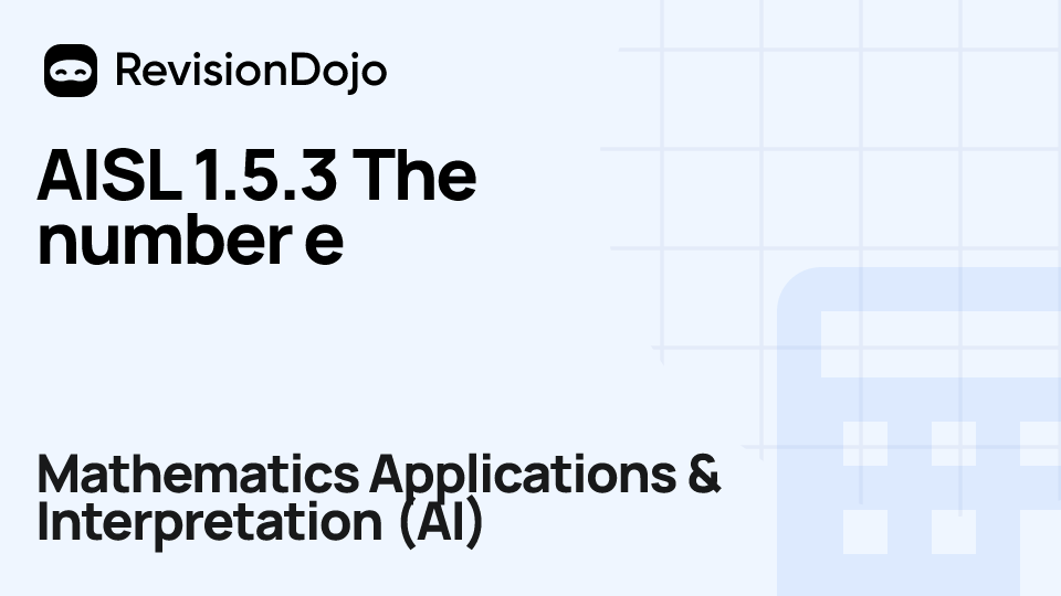 AISL 1.5.3 The number e video thumbnail