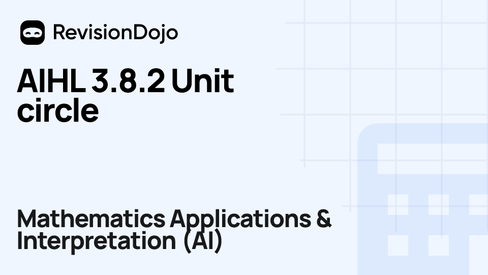 AIHL 3.8.2 Unit circle video thumbnail