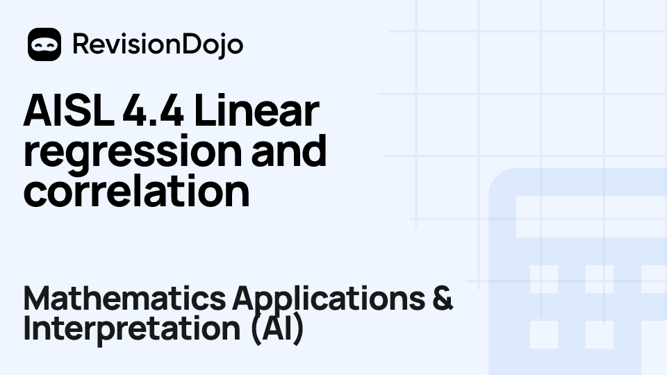 AISL 4.4 Linear regression and correlation video thumbnail