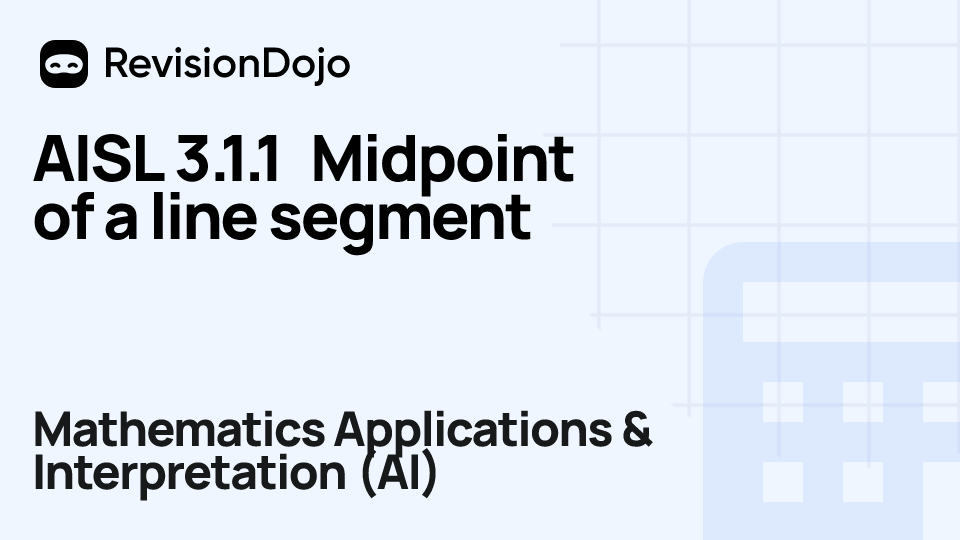 AISL 3.1.1 Midpoint of a line segment video thumbnail