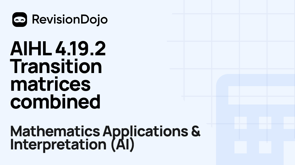 AIHL 4.19.2 Transition matrices combined video thumbnail