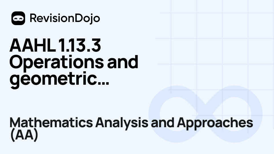 AAHL 1.13.3 Operations and geometric interpretation video thumbnail