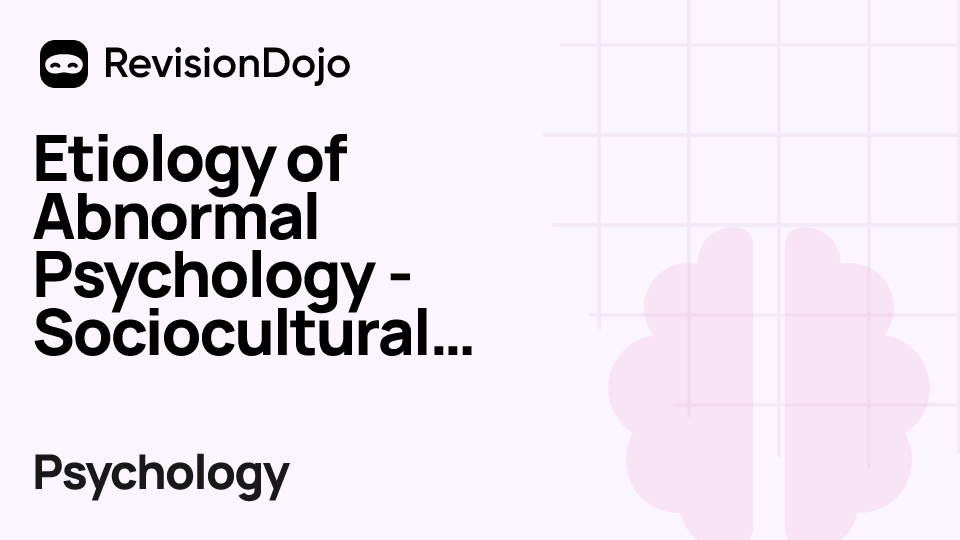 Etiology of Abnormal Psychology - Sociocultural Approach to PTSD video thumbnail