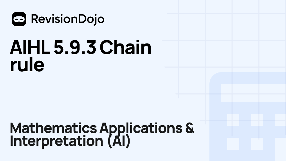AIHL 5.9.3 Chain rule video thumbnail