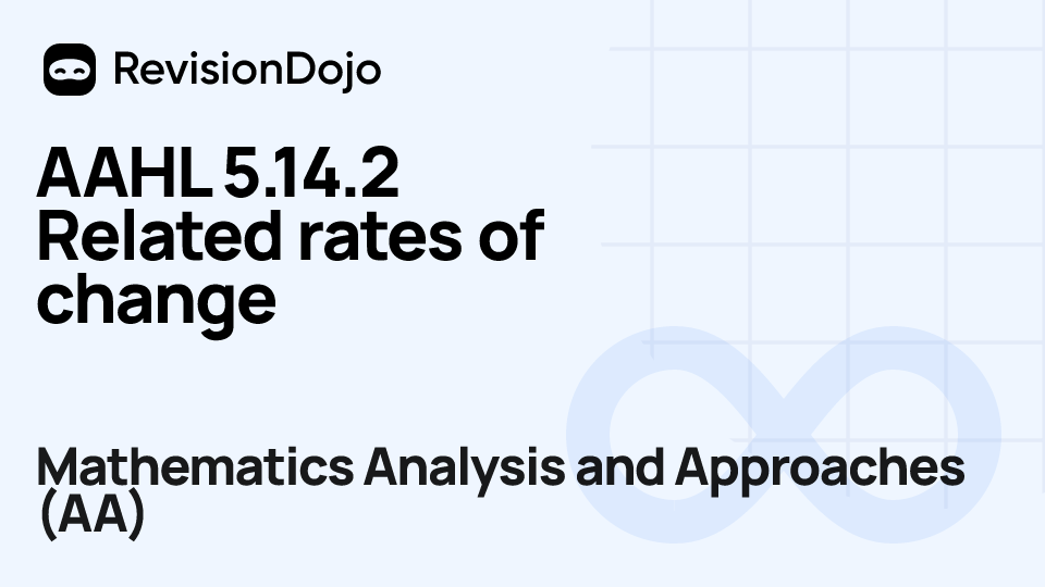 AAHL 5.14.2 Related rates of change video thumbnail