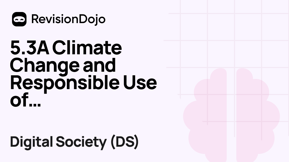 5.3A Climate Change and Responsible Use of Resources video thumbnail