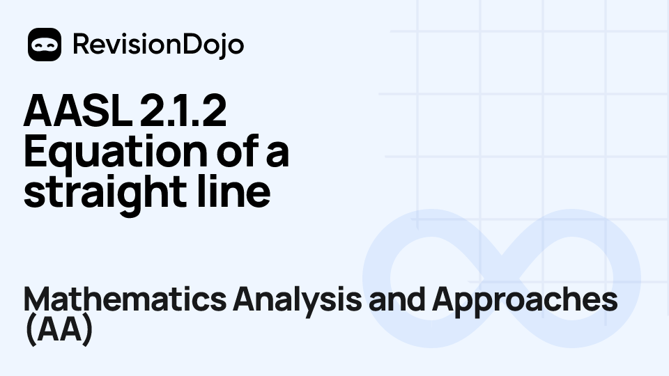 AASL 2.1.2 Equation of a straight line video thumbnail
