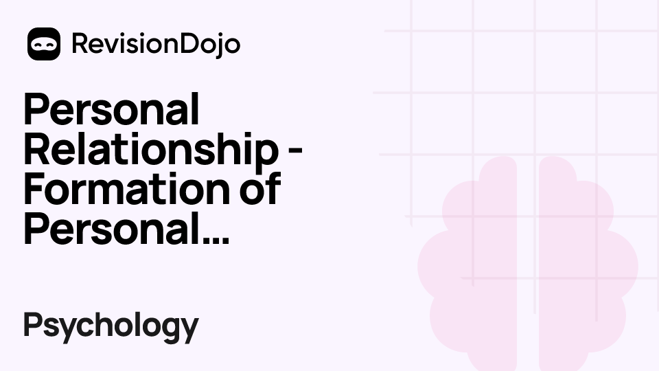 Personal Relationship - Formation of Personal Relationships video thumbnail