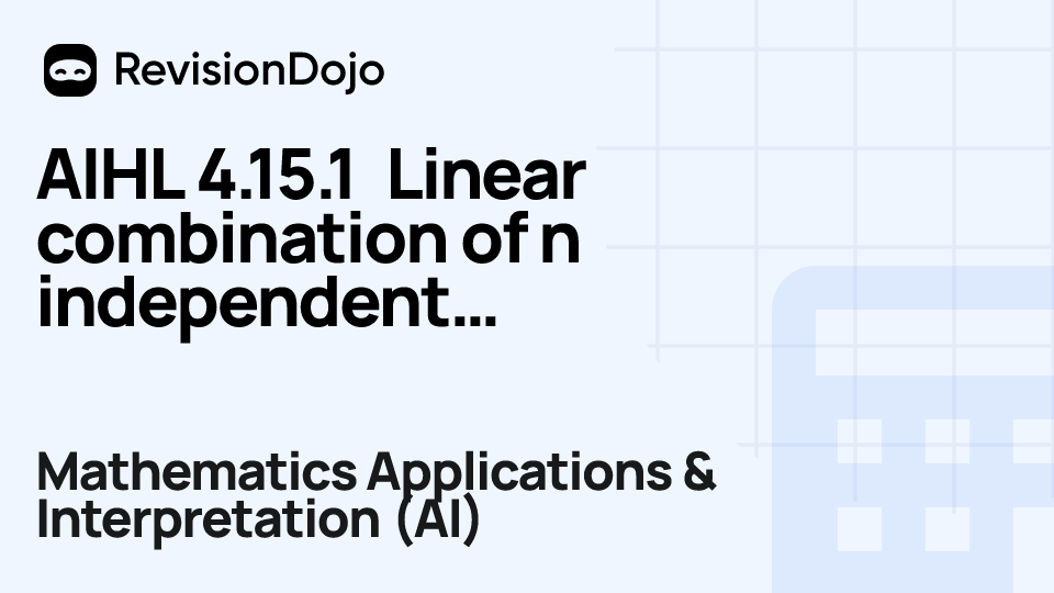 AIHL 4.15.1 Linear combination of n independent normal random variables video thumbnail