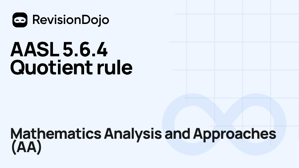 AASL 5.6.4 Quotient rule video thumbnail