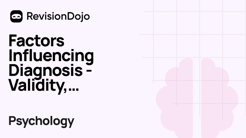 Factors Influencing Diagnosis - Validity, reliability, and ethics video thumbnail
