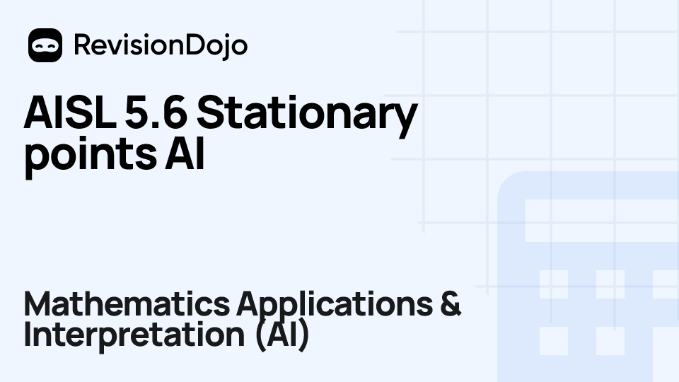 AISL 5.6 Stationary points AI video thumbnail