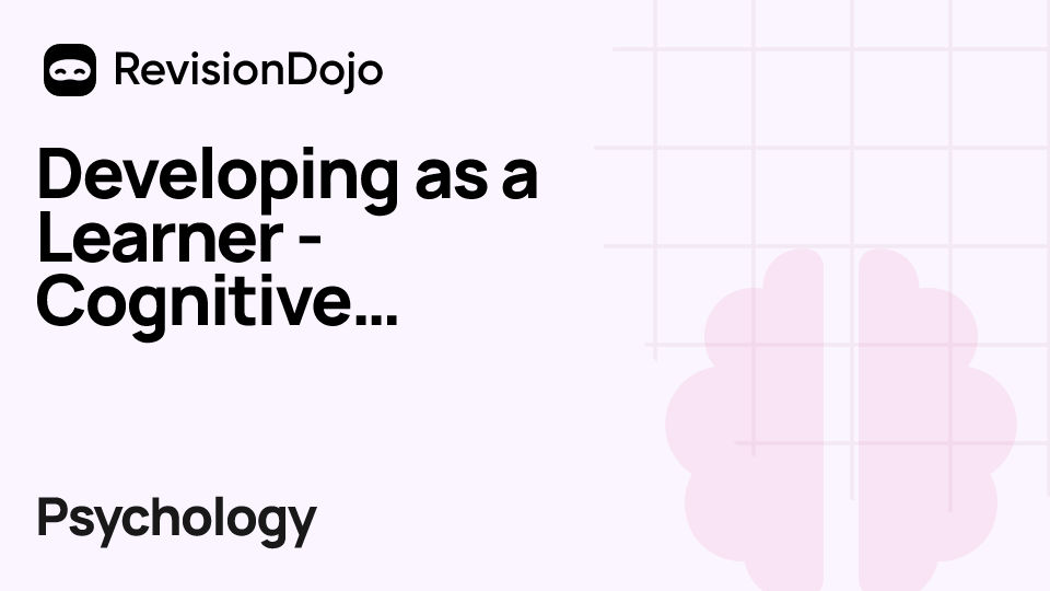 Developing as  a Learner - Cognitive Development - Vygotsky video thumbnail