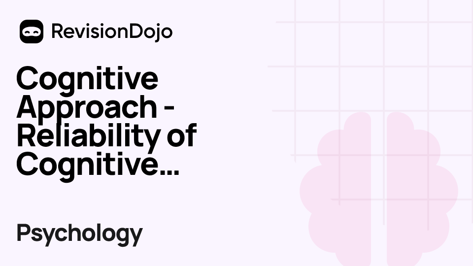 Cognitive Approach - Reliability of Cognitive Processes video thumbnail