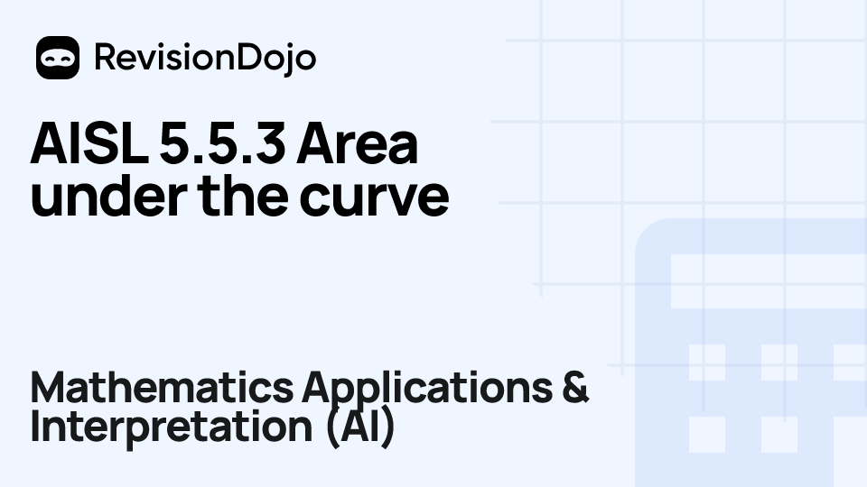 AISL 5.5.3 Area under the curve video thumbnail