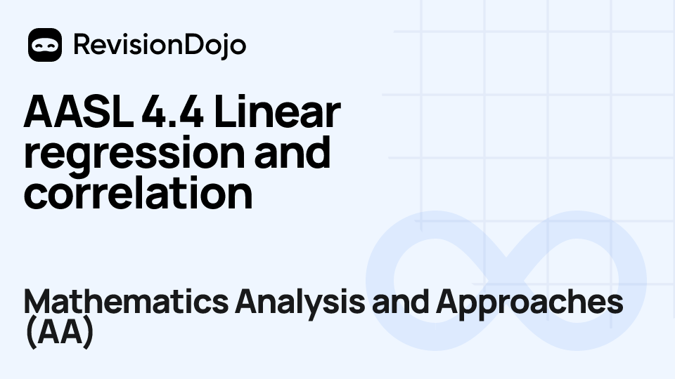 AASL 4.4 Linear regression and correlation video thumbnail