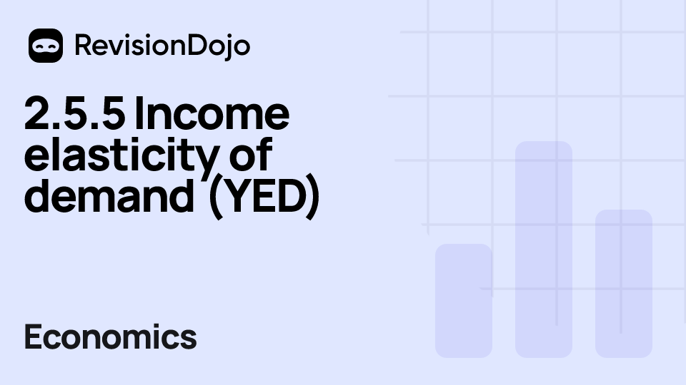 2.5.5 Income elasticity of demand (YED) video thumbnail